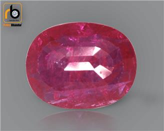 NATURAL RUBY (MANAK) (HEATED & TREATED) (MH) 1.69 CRT ( 29337 )